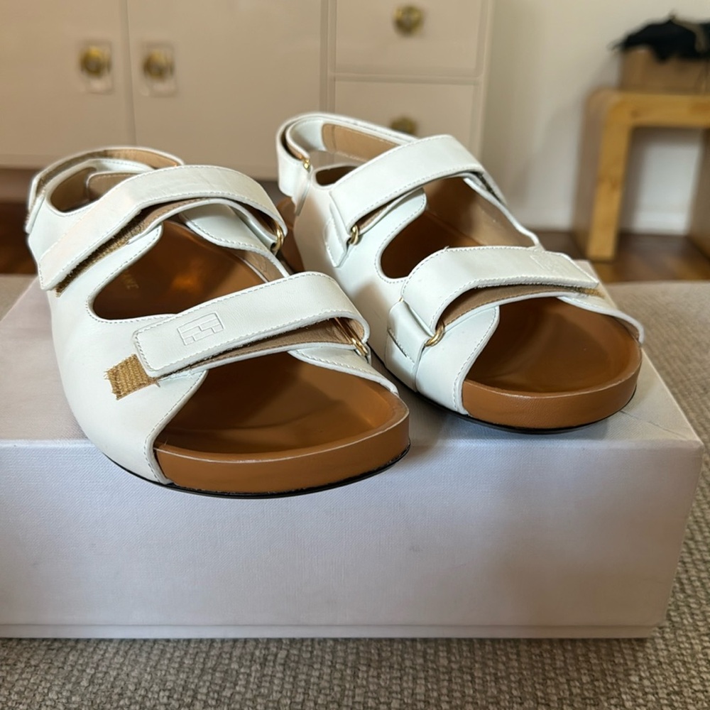 Frame White Sandals - Brand New / NEVER WORN